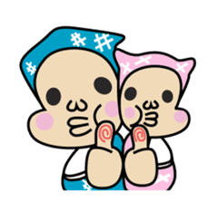 baby face NINJA sticker #930819