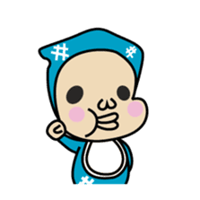 baby face NINJA sticker #930820