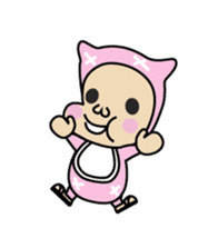 baby face NINJA sticker #930821