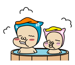 baby face NINJA sticker #930827