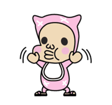 baby face NINJA sticker #930830