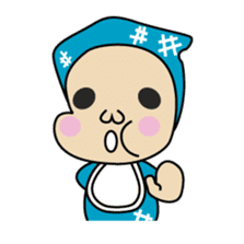 baby face NINJA sticker #930835