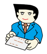 I am a businessman. sticker #930961