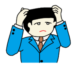 I am a businessman. sticker #930962