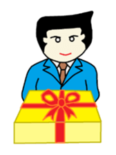 I am a businessman. sticker #930964