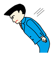 I am a businessman. sticker #930971