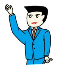 I am a businessman. sticker #930972