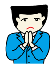 I am a businessman. sticker #930973