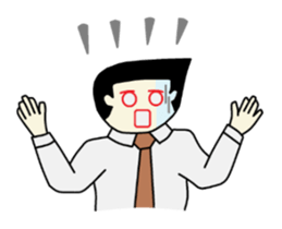 I am a businessman. sticker #930974