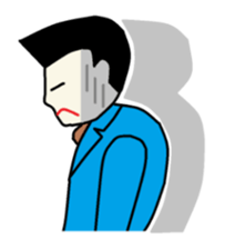 I am a businessman. sticker #930976