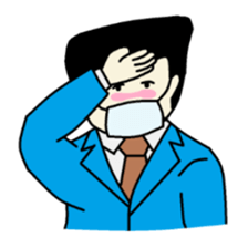 I am a businessman. sticker #930977