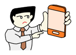 I am a businessman. sticker #930979