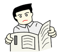 I am a businessman. sticker #930991