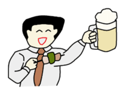 I am a businessman. sticker #930994