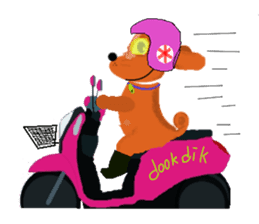 Dookdik-shizu lovely sticker #931001