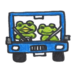 frog place KEROMICHI-AN join me sticker #931120