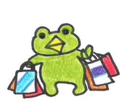 frog place KEROMICHI-AN join me sticker #931122