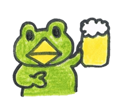 frog place KEROMICHI-AN join me sticker #931124