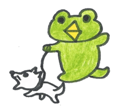 frog place KEROMICHI-AN join me sticker #931126