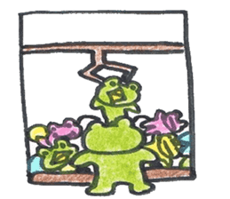 frog place KEROMICHI-AN join me sticker #931129