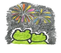 frog place KEROMICHI-AN join me sticker #931131