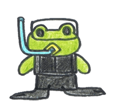 frog place KEROMICHI-AN join me sticker #931144