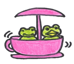 frog place KEROMICHI-AN join me sticker #931148