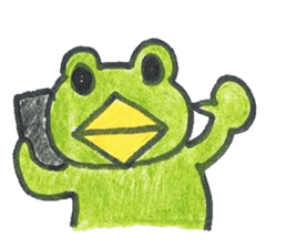 frog place KEROMICHI-AN join me sticker #931149