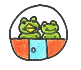 frog place KEROMICHI-AN join me sticker #931150