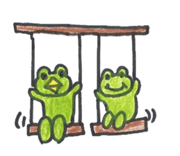 frog place KEROMICHI-AN join me sticker #931152