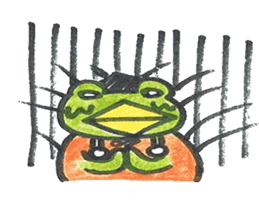 frog place KEROMICHI-AN join me sticker #931153