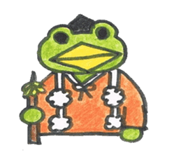 frog place KEROMICHI-AN join me sticker #931154