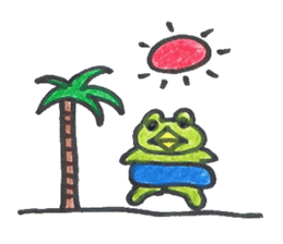 frog place KEROMICHI-AN join me sticker #931155