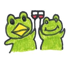 frog place KEROMICHI-AN join me sticker #931156