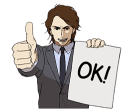 For the Salaried man (English) sticker #931879