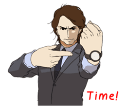 For the Salaried man (English) sticker #931880