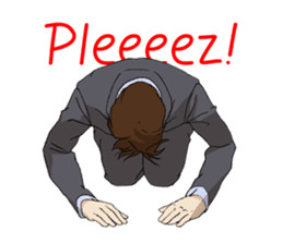 For the Salaried man (English) sticker #931882