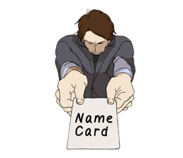 For the Salaried man (English) sticker #931883