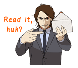 For the Salaried man (English) sticker #931884