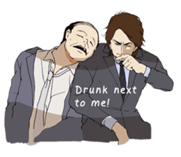 For the Salaried man (English) sticker #931896