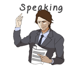 For the Salaried man (English) sticker #931901