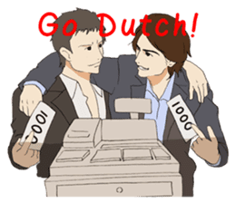 For the Salaried man (English) sticker #931903