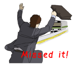 For the Salaried man (English) sticker #931904