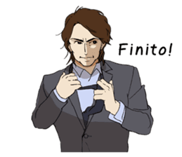 For the Salaried man (English) sticker #931905