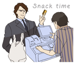 For the Salaried man (English) sticker #931908