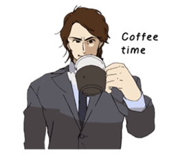 For the Salaried man (English) sticker #931912