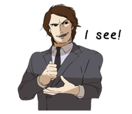 For the Salaried man (English) sticker #931917