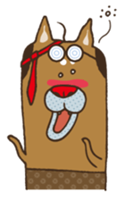 Lump of earth father baldness Shiba sticker #932451