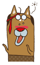 Lump of earth father baldness Shiba sticker #932451