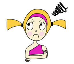 Eve, cheerfully girl sticker #932641